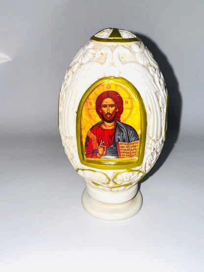 Ivory & Gold Icon Egg