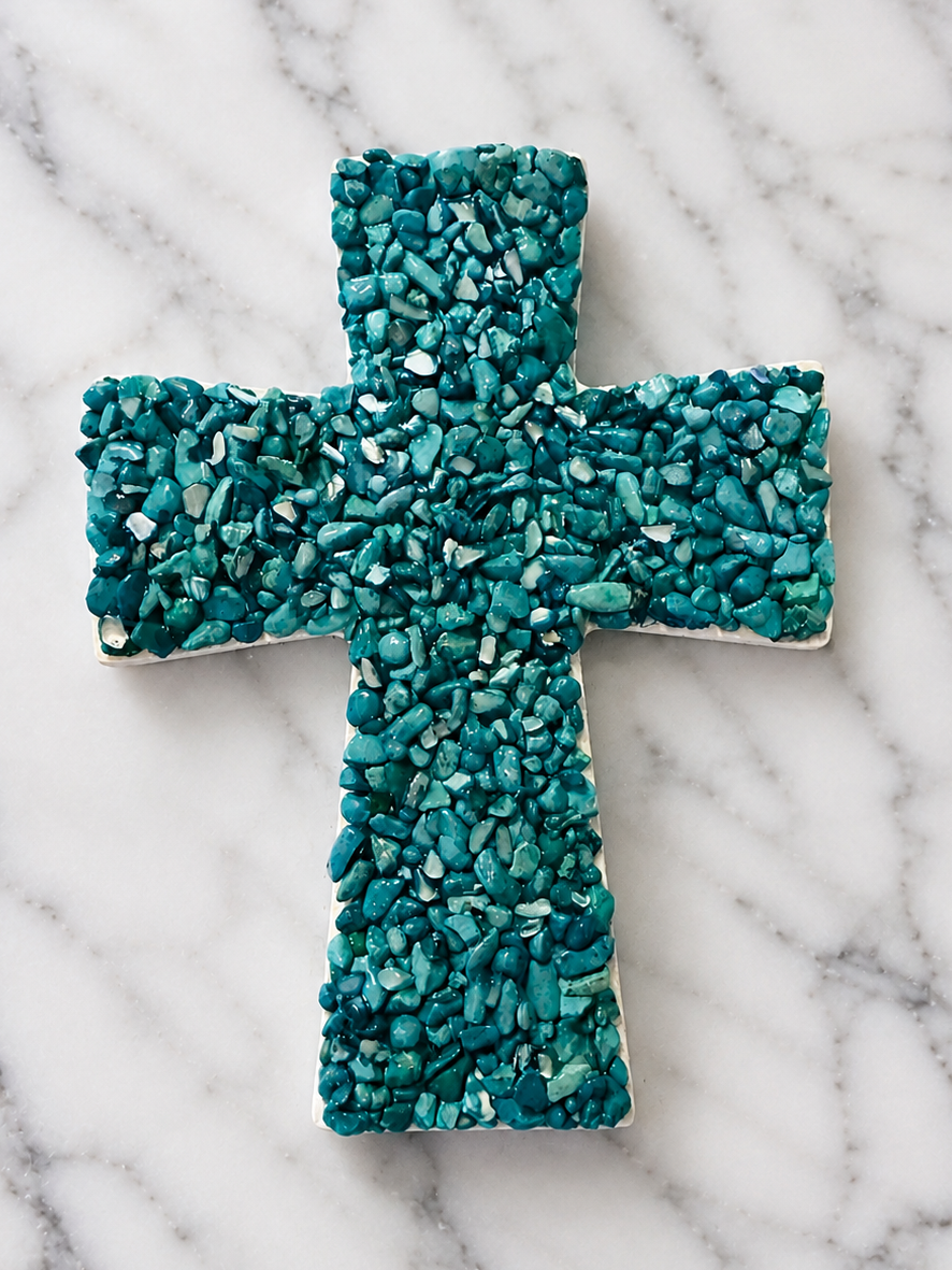 Turquoise Stone Cross