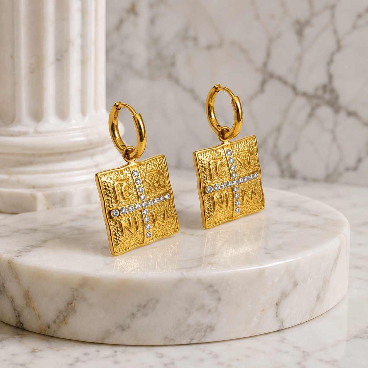 IC XC NIKA Pendant Earrings
