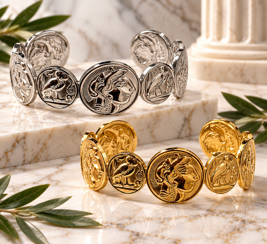 Ancient Greek Coin Cuffs