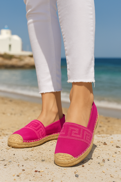 Meander Fuchsia Pink Espadrilles