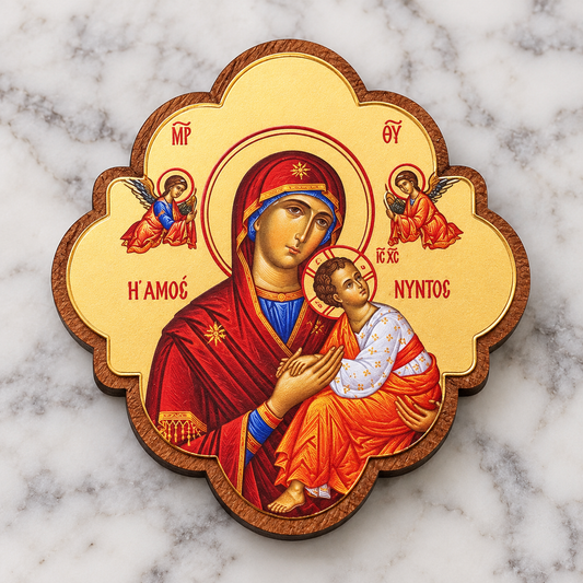 Virgin Mary & Baby Jesus Magnet – Handmade