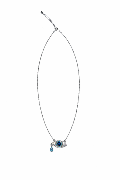 Silver 925 Evil Eye (mati) Necklace