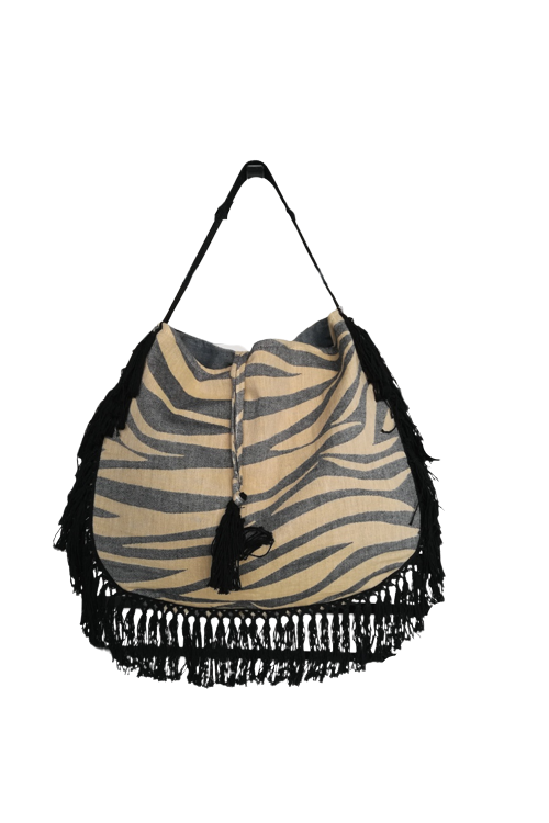 Tiger Fringe Bag