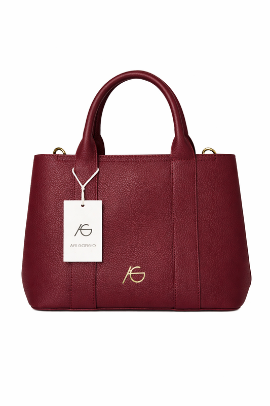 Ari Giorgio Maroon Handbag