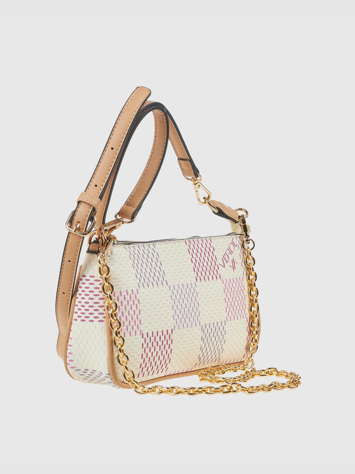 Pink Crossbody / Clutch Bag
