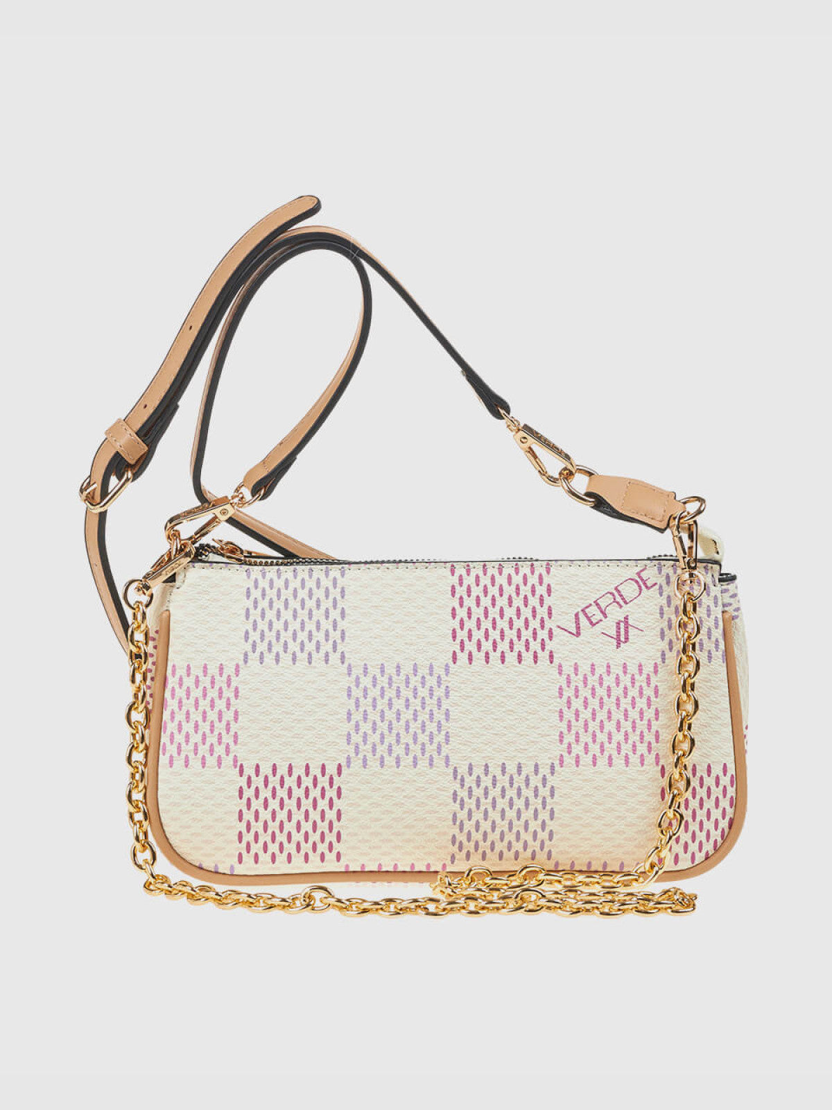Pink Crossbody / Clutch Bag