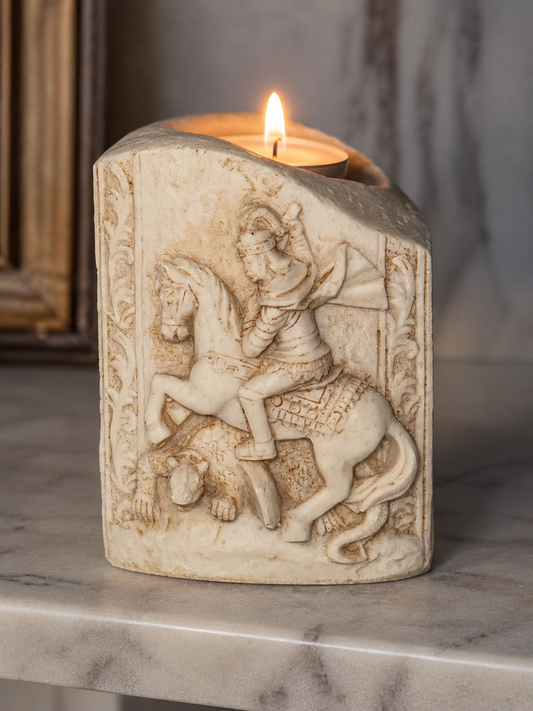 Saint George Tea Light Holder