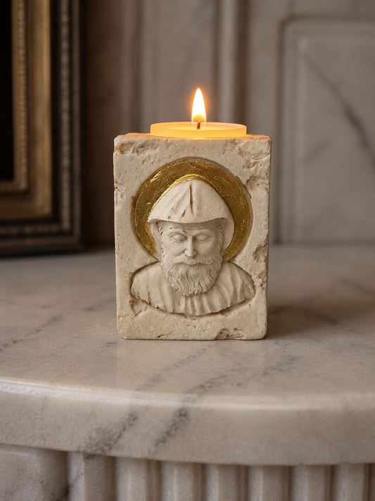 Saint Charbel Tea Light Holder