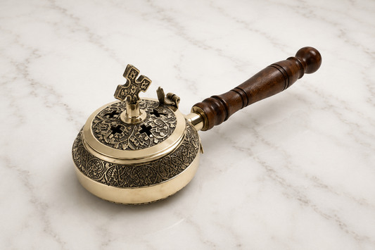 Emberwood Brass Incense Burner