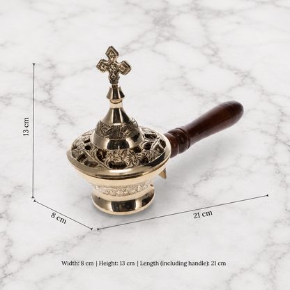 Golden Ember Incense Burner