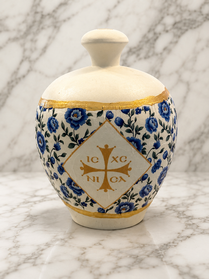 Handmade Ceramic ICXC Money Bank | Made in Greece