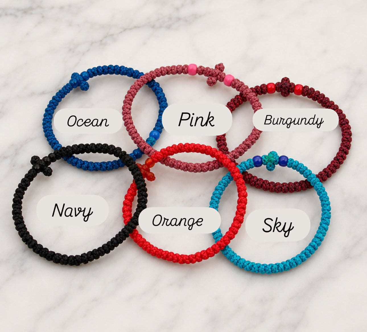 Handmade Greek Komboskini Prayer Bracelets