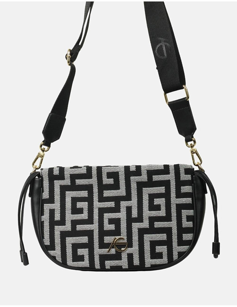 Thea Greek Key Pullside Handbag / clutch Ari Giorgio Greece