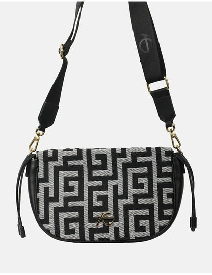 Thea Greek Key Pullside Handbag / clutch Ari Giorgio Greece