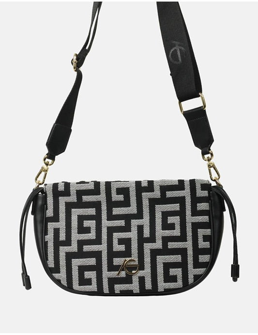Thea Greek Key Pullside Handbag / clutch Ari Giorgio Greece