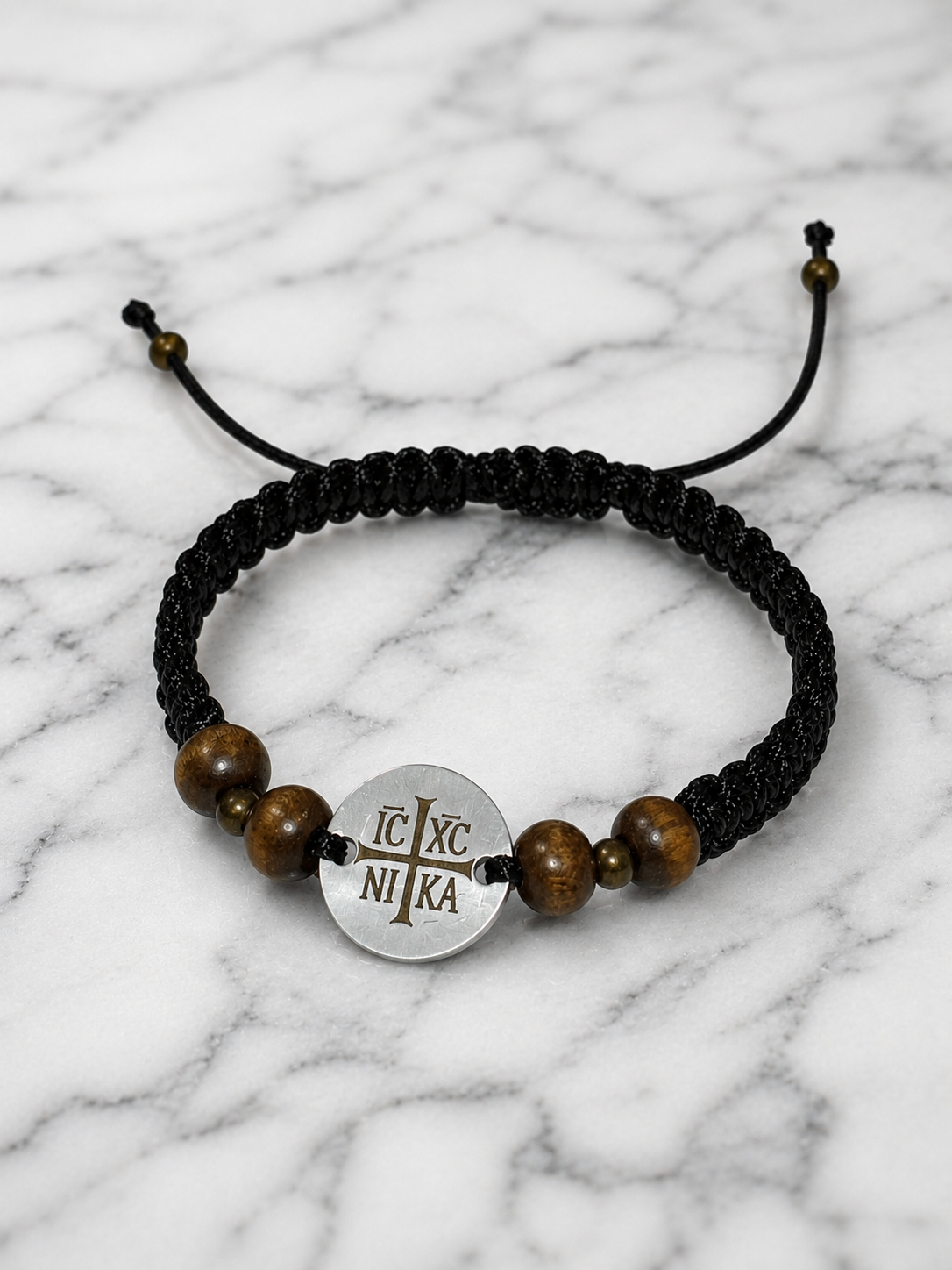 IC XC NIKA Adjustable Unisex Bracelet – Handcrafted in Greece