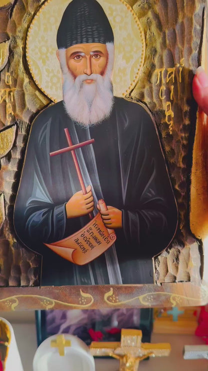 SAINT PAISIOS OF MT ATHOS ICON - ΟΣΙΟΣ ΠΑΪΣΙΟΣ Ο ΑΓΙΟΡΕΙΤΗΣ