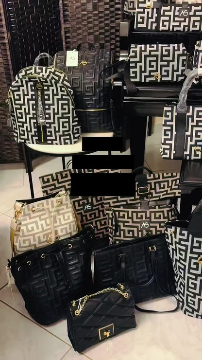 Delphi Greek Key Ari Giorgio Handbag